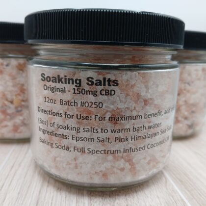 CBD Soaking Salts - Original