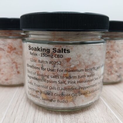 CBD Soaking Salts - Relax