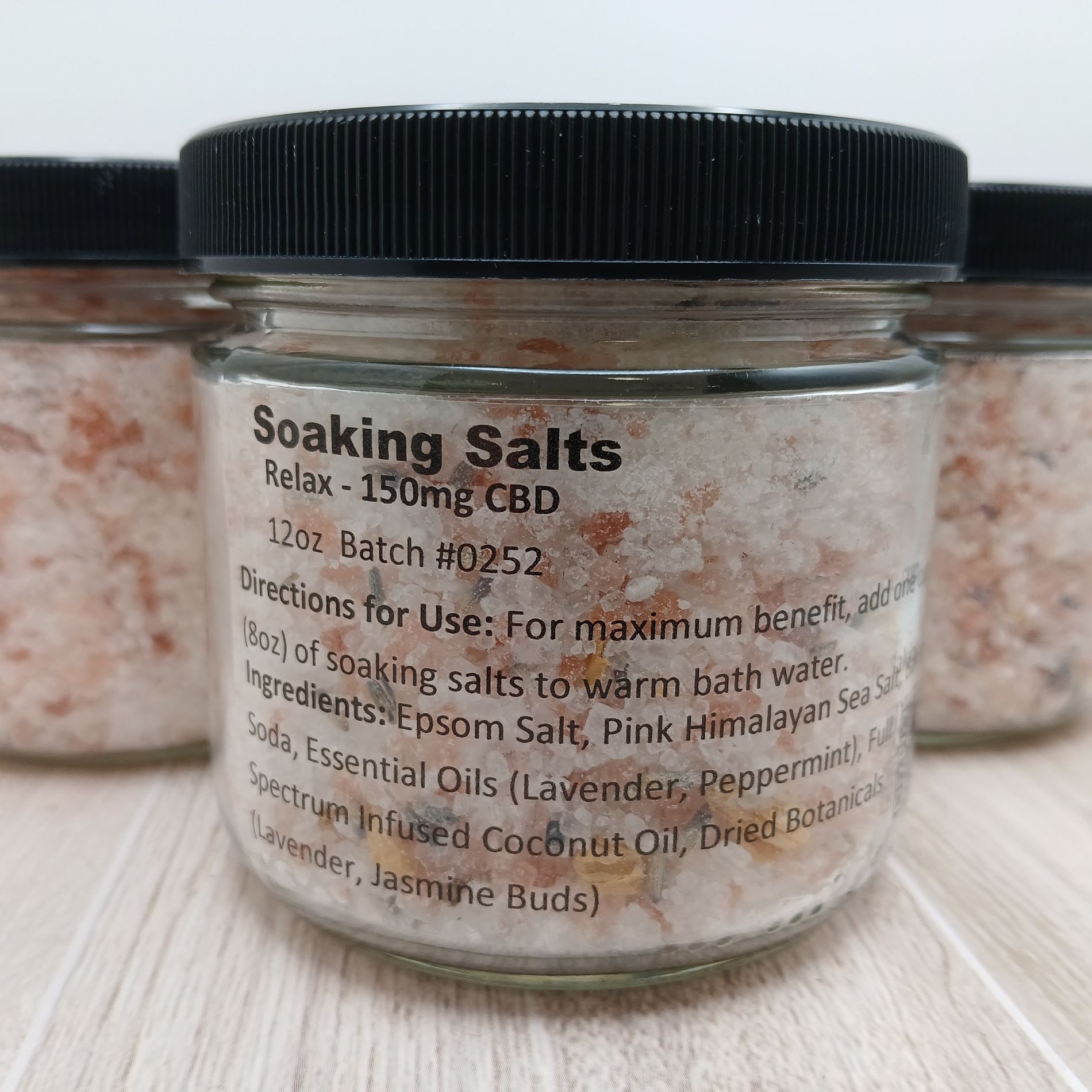 CBD Soaking Salts - Relax